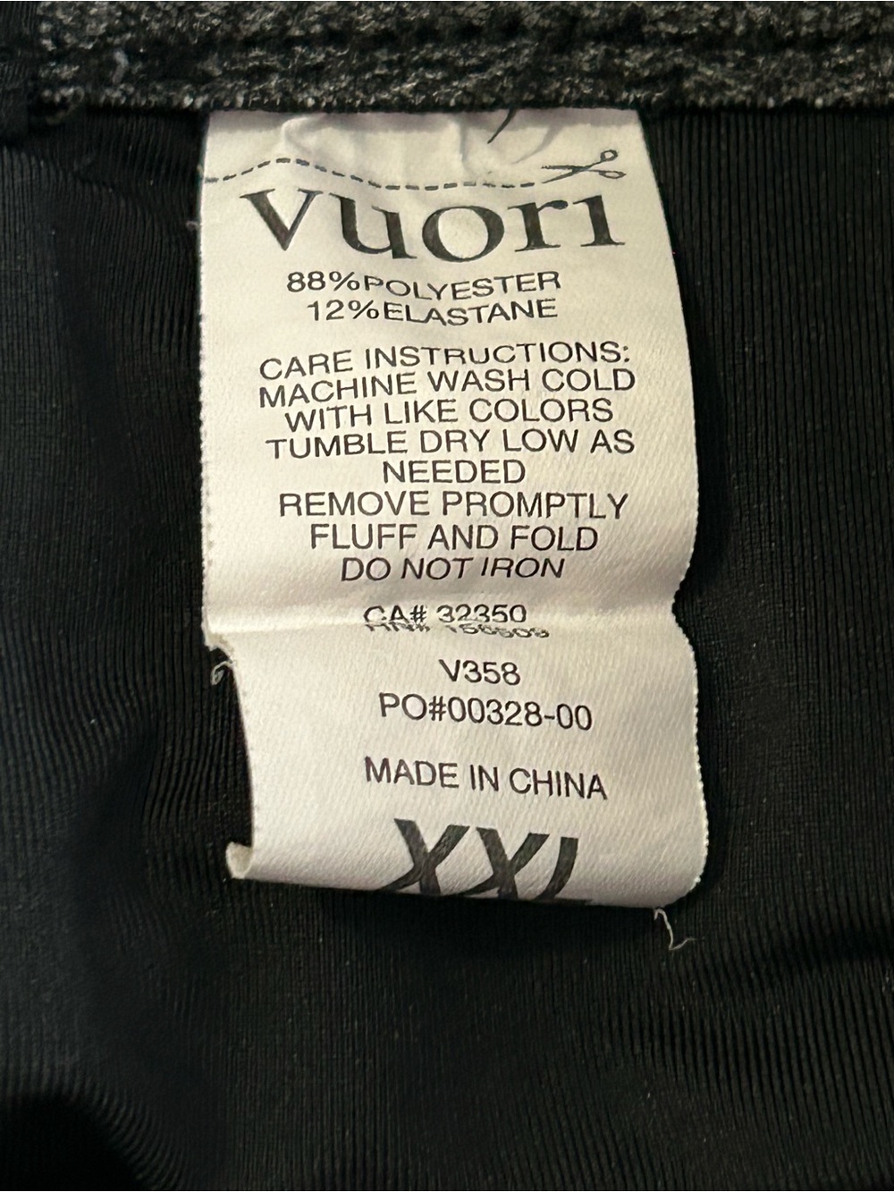 Vuori Rush Mens XXL Athletic Lined Shorts Black 5.5" Inseam V358 Performance - Picture 6 of 9